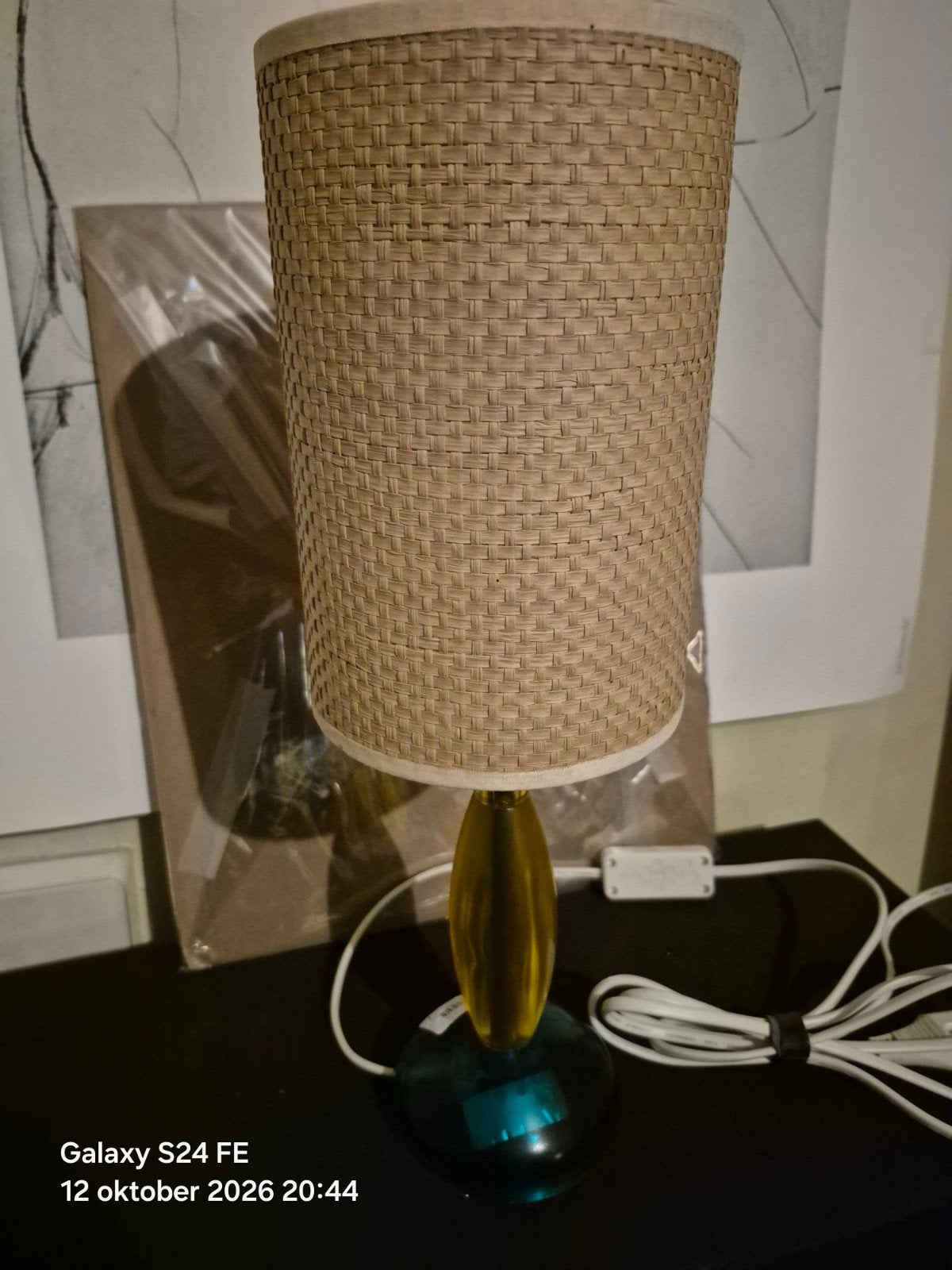 Ikea dess tafellamp, Geel, Ophalen of Verzenden, IKEA, Design