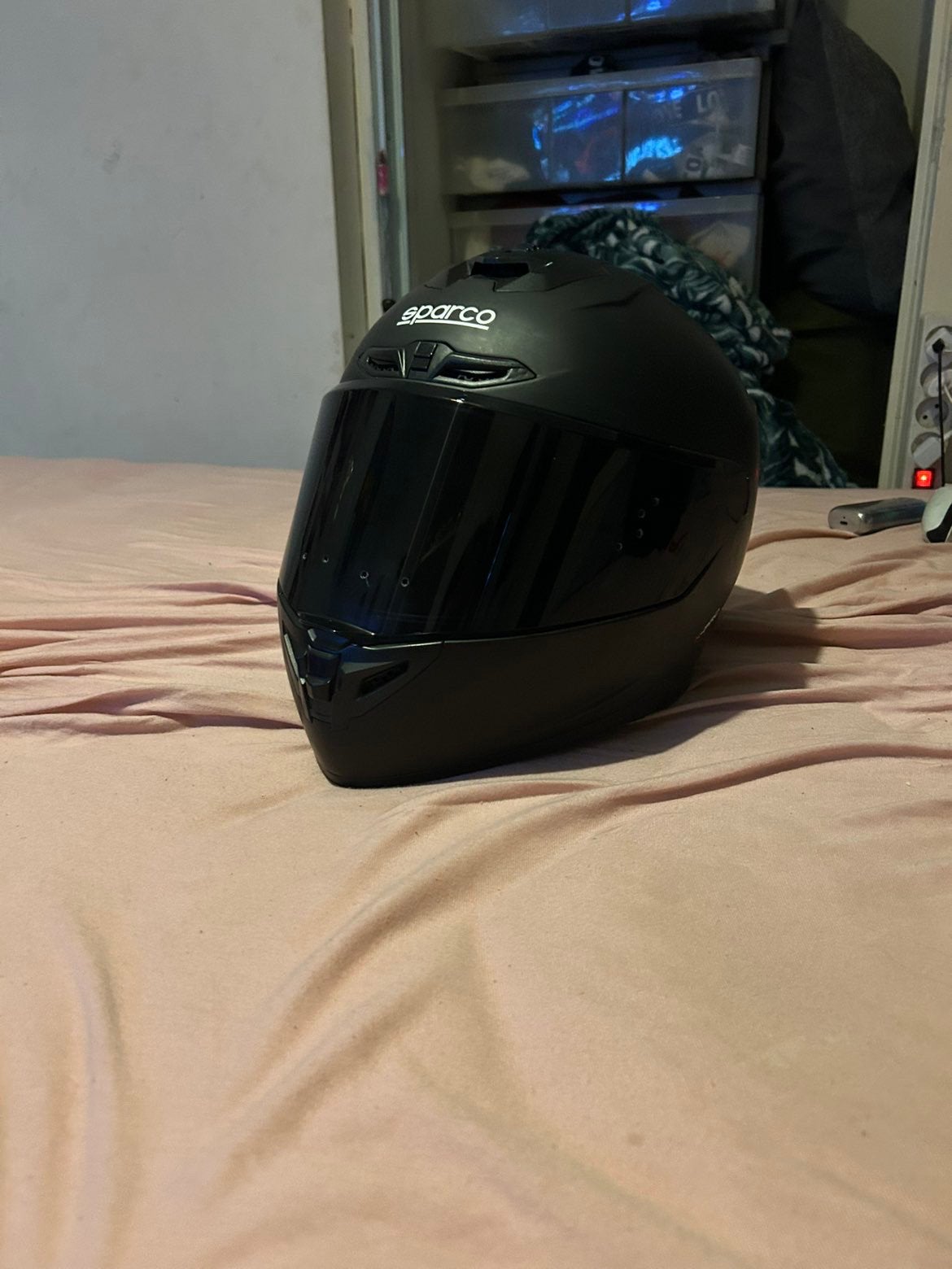 Sparco x-pro moto helm, Motoren, Ophalen of Verzenden, L