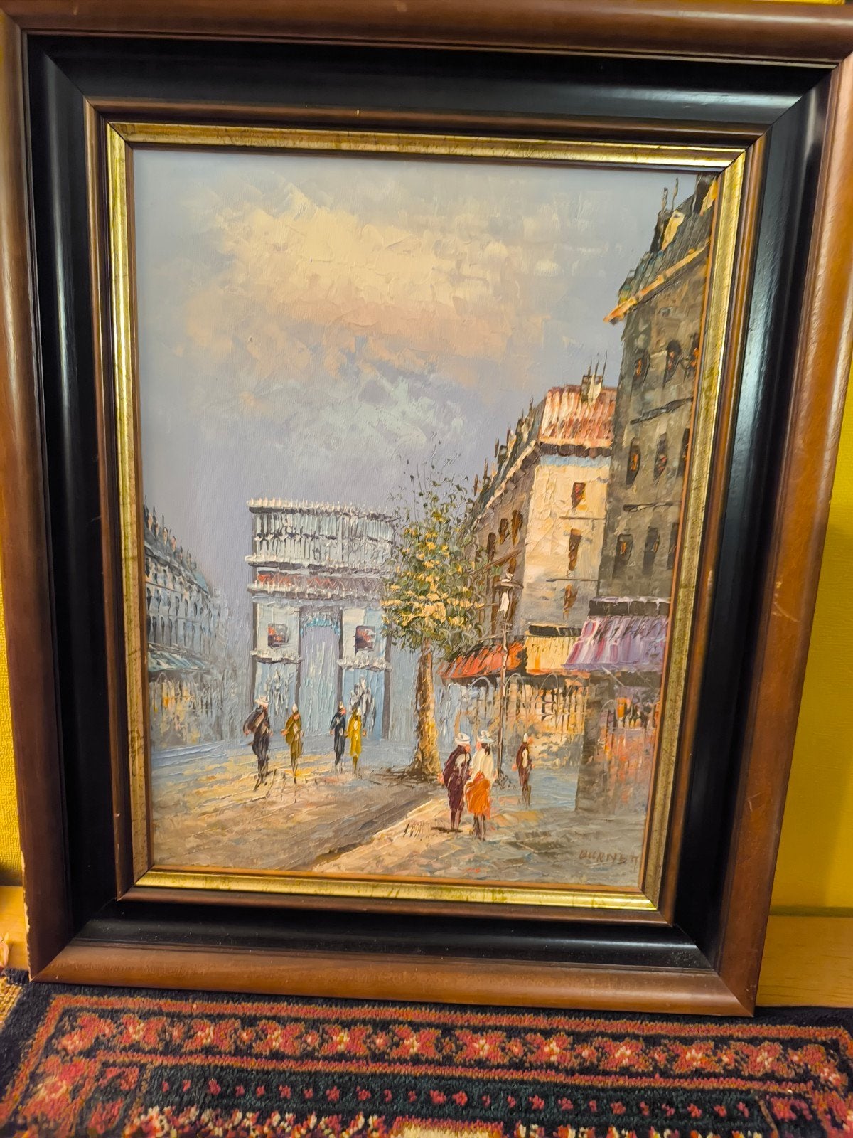Peinture de Paris. Burnett, Antiquités & Art, Enlèvement