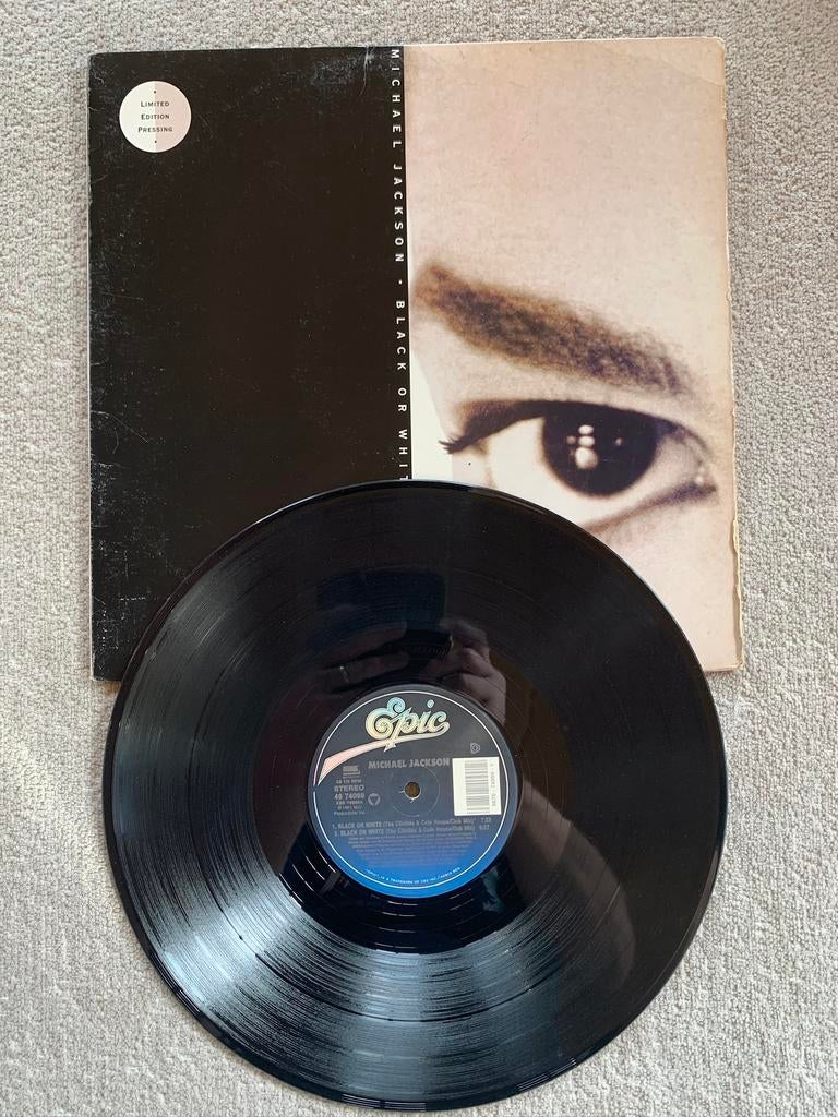 Michael Jackson - Black or white, Ophalen of Verzenden, Gebruikt, 12 inch