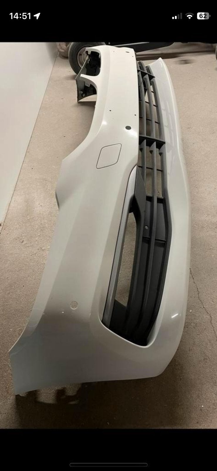 Voorbumper bmw G30 G31 wit, Motoren, Ophalen