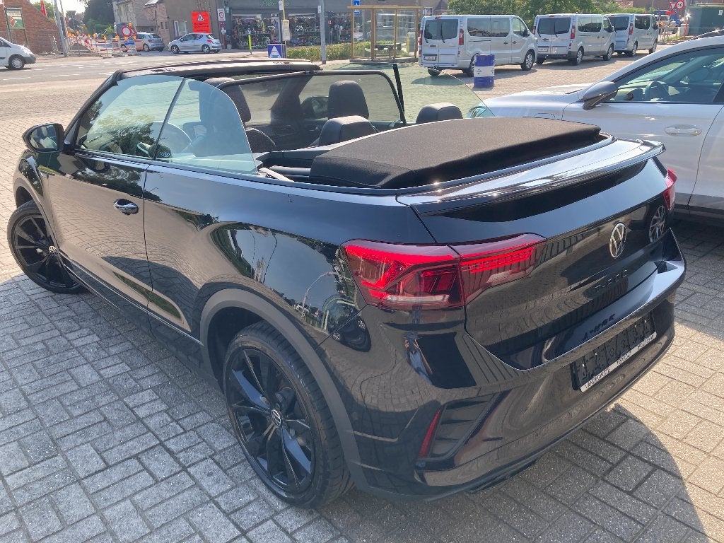 T-Roc Cabrio 150 - R-LINE -AUTOMAAT -Black -Alu19 -LOADED!!!, 4 zetels, 1498 cc, 4 cilinders, Cabriolet