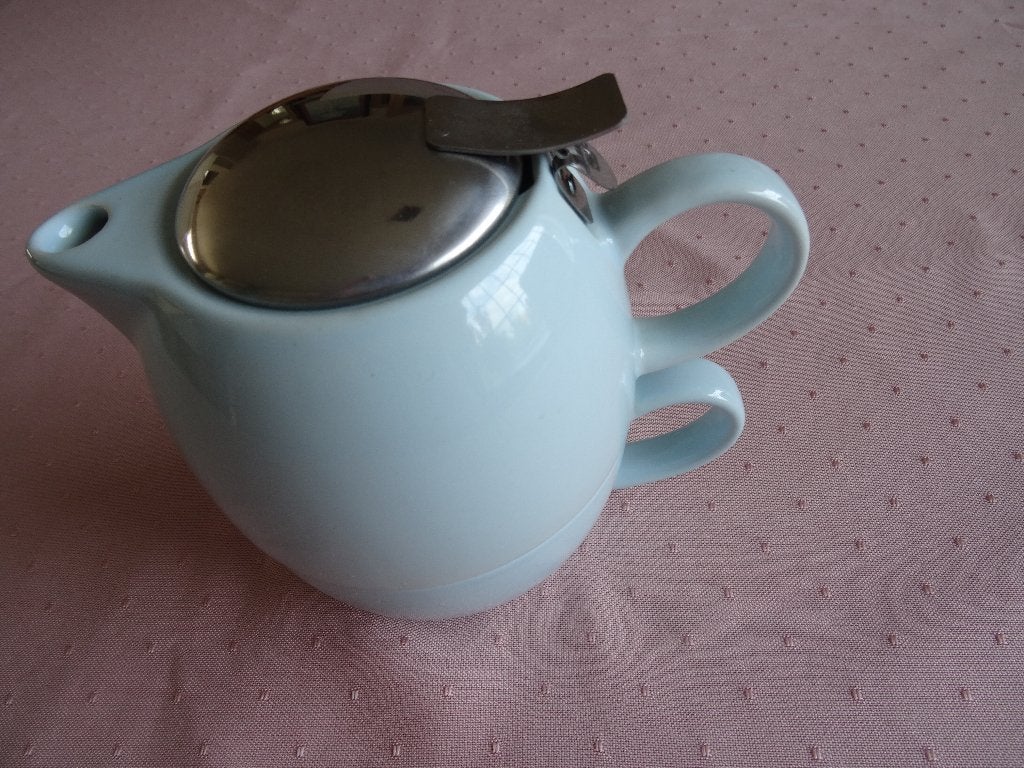 THÉIÈRE AVEC TASSE ET FILTRE, Enlèvement ou Envoi, Comme neuf, Moderne, Théière
