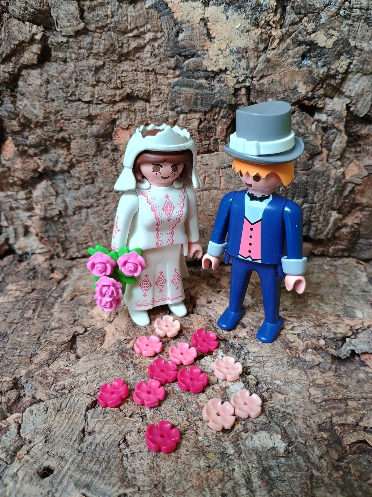 vintage Playmobil Victoriaanse bruid en bruidegom, 1994, Complete set, Ophalen of Verzenden, Zo goed als nieuw, Figuren