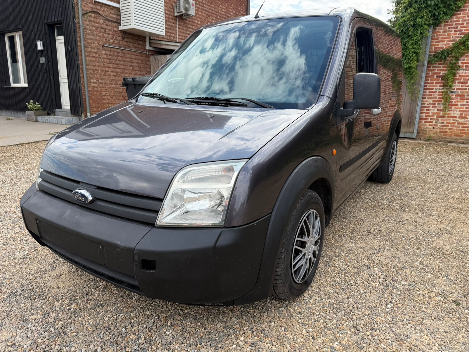Ford Transit Connect 1.8 TDCi – 2007 – 197.000 km, Auto's, Voorwielaandrijving, Stof, Zwart, Bedrijf