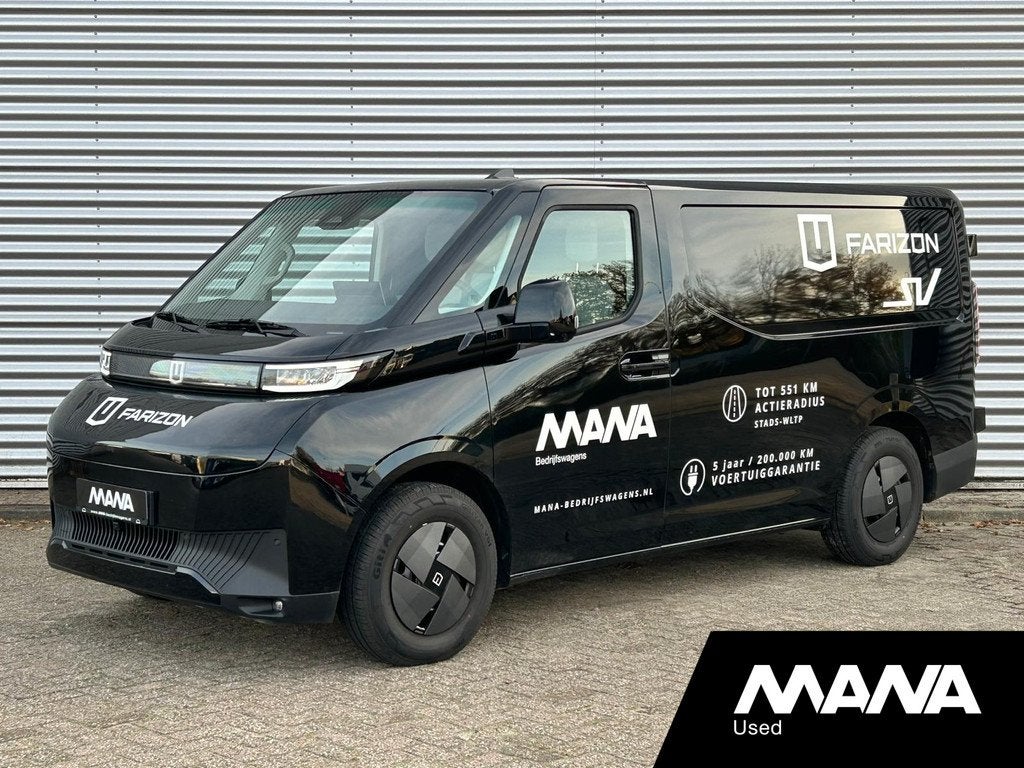 Farizon SV L1H1 83 kWh / 232 PK Lanceringseditie Trekhaak Ac, Auto's, Bestelwagens en Lichte vracht, Gebruikt, Zwart, Parkeersensor