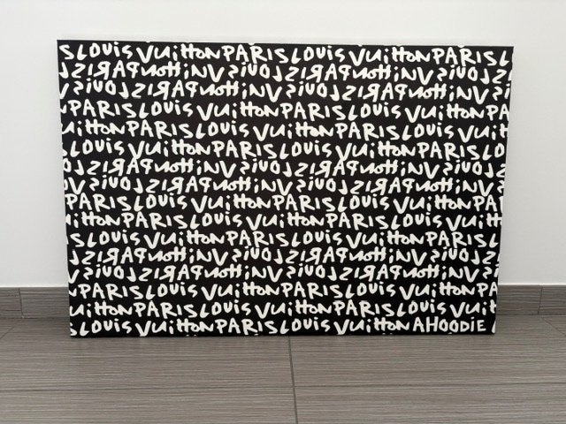 Canvas kader Louis Vuitton, Ophalen