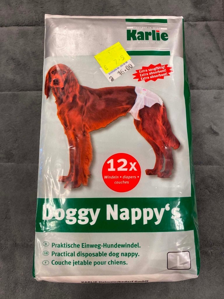 Hondenpampers in maat L aan outletprijsje., Dieren en Toebehoren, Ophalen of Verzenden, Nieuw, L