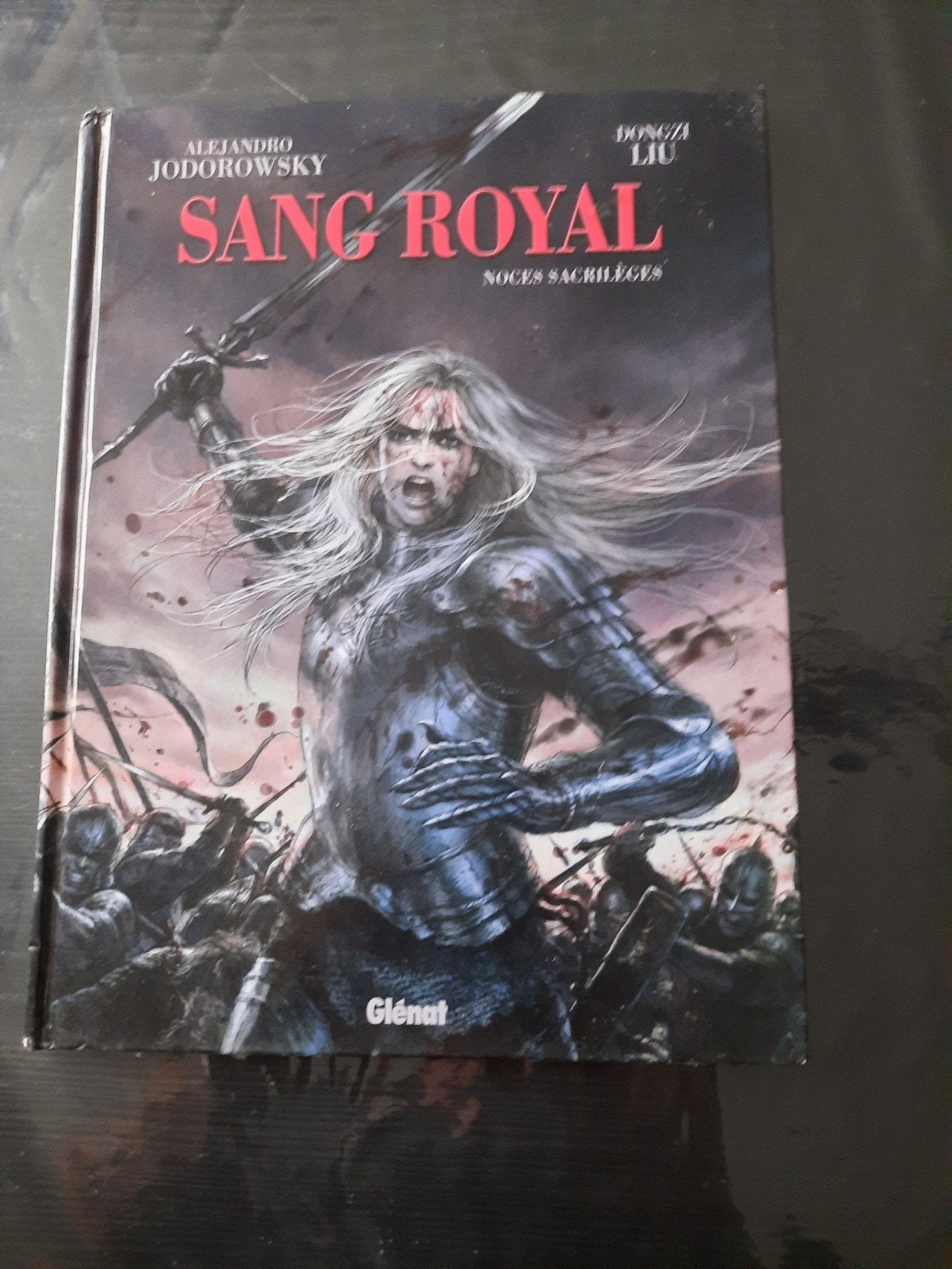 bande dessinée Sang Royal 2010+plaque métallique 40cmx30cm, Glenat, Enlèvement ou Envoi, Une BD, Utilisé