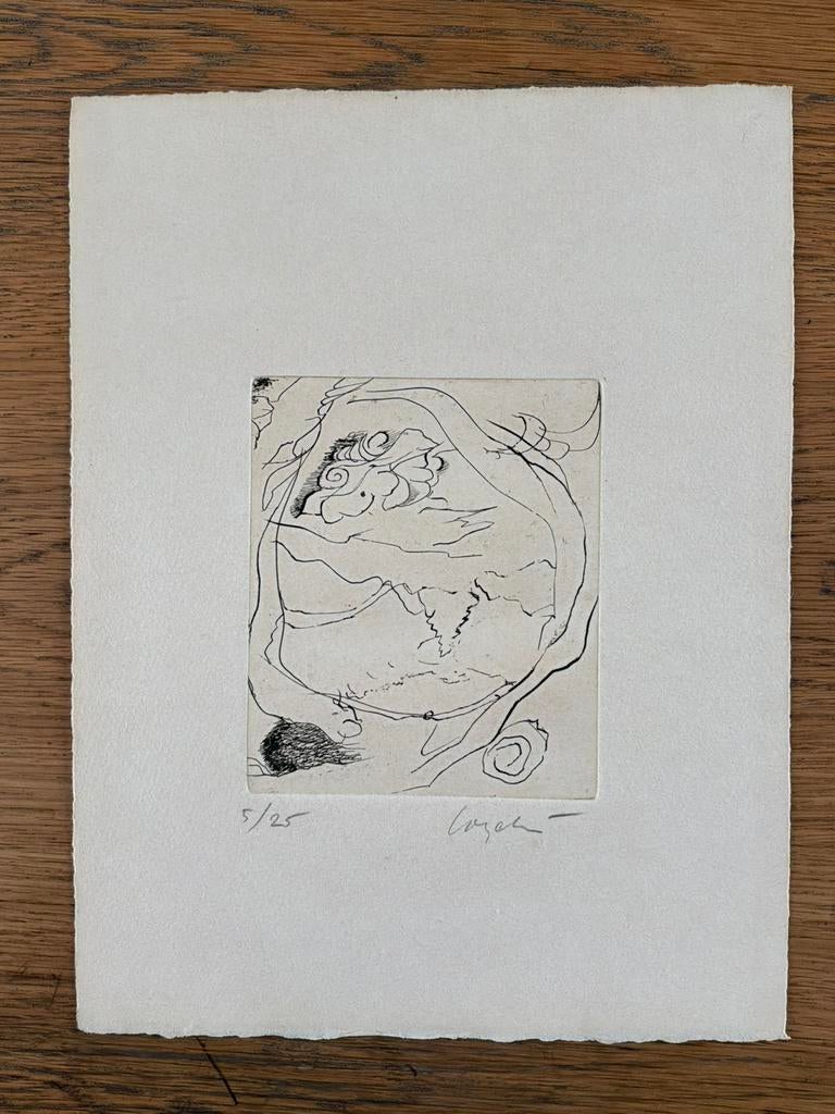 Gravure Maurice Wyckaert 5/25 rare, Enlèvement ou Envoi, Eau-forte, Numéroté