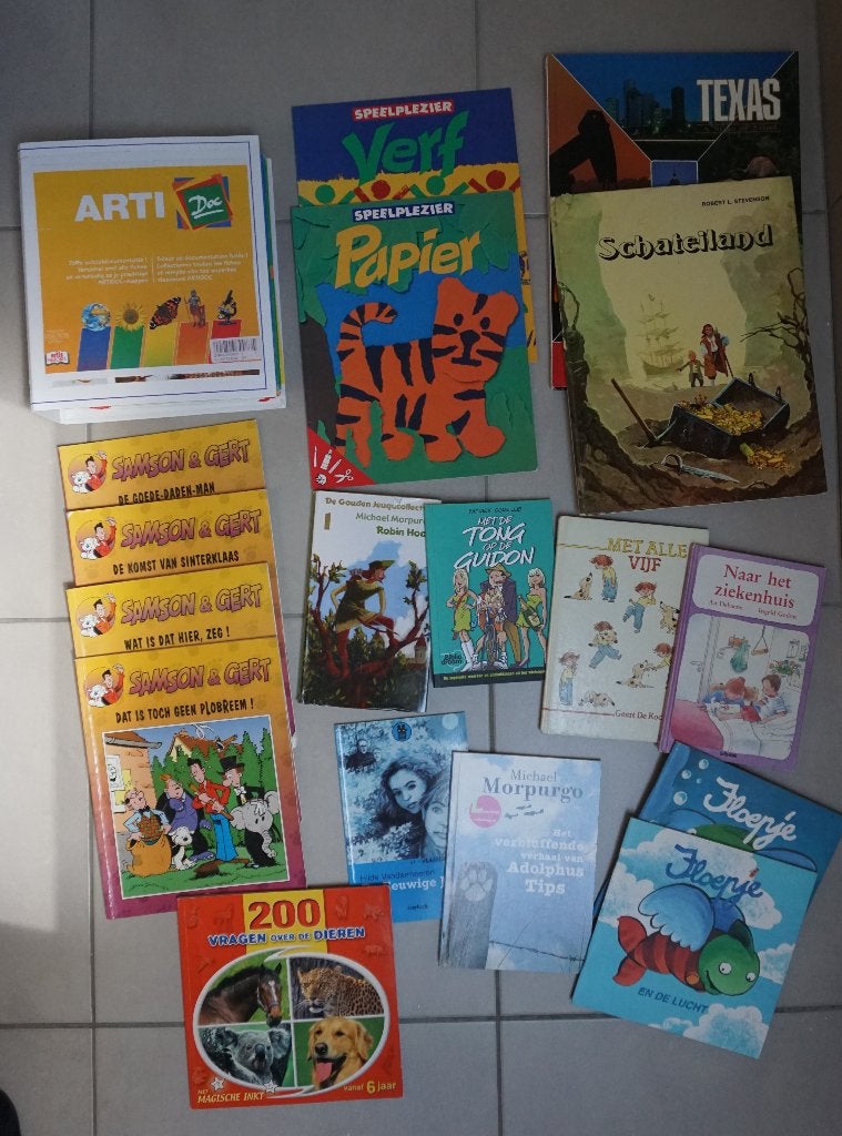Lot boeken voor rommelmarkt (af te halen 8830 Gits), Boeken, Ophalen, Gelezen, Diverse auteurs