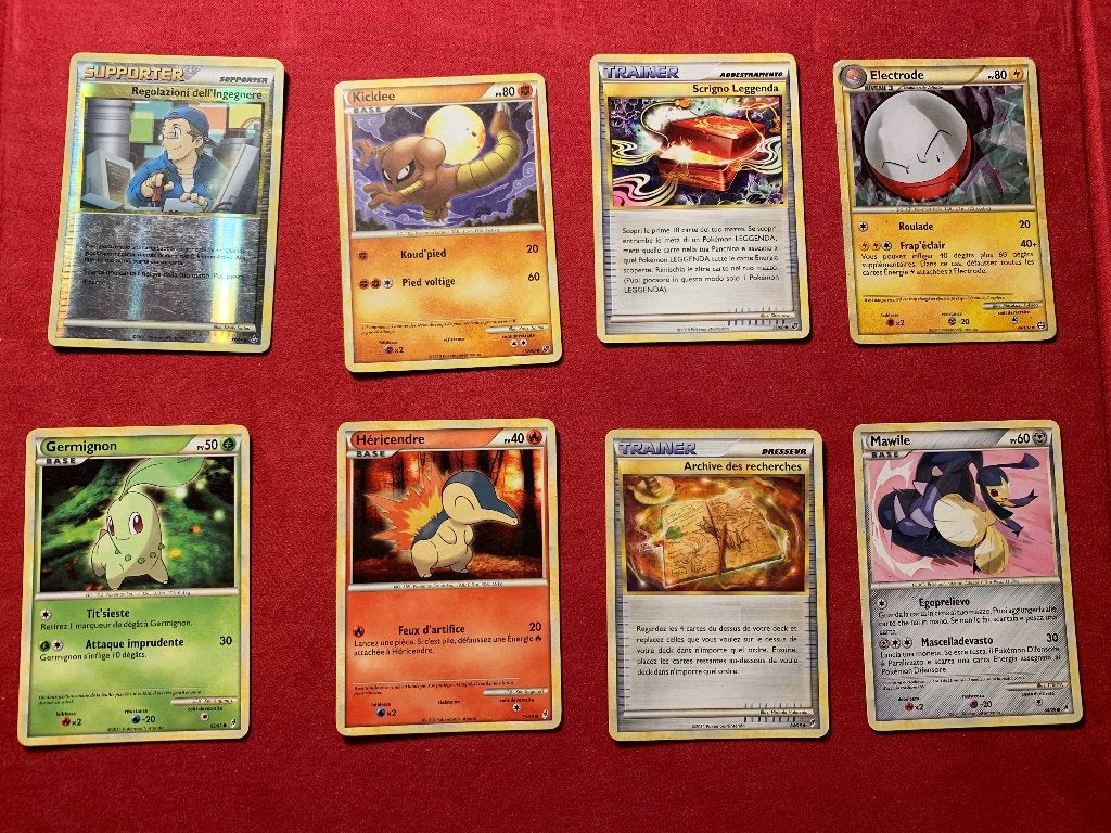 Pokémon HeartGold et SoulSilver, Hobby & Loisirs créatifs, Enlèvement ou Envoi, Utilisé, Plusieurs cartes