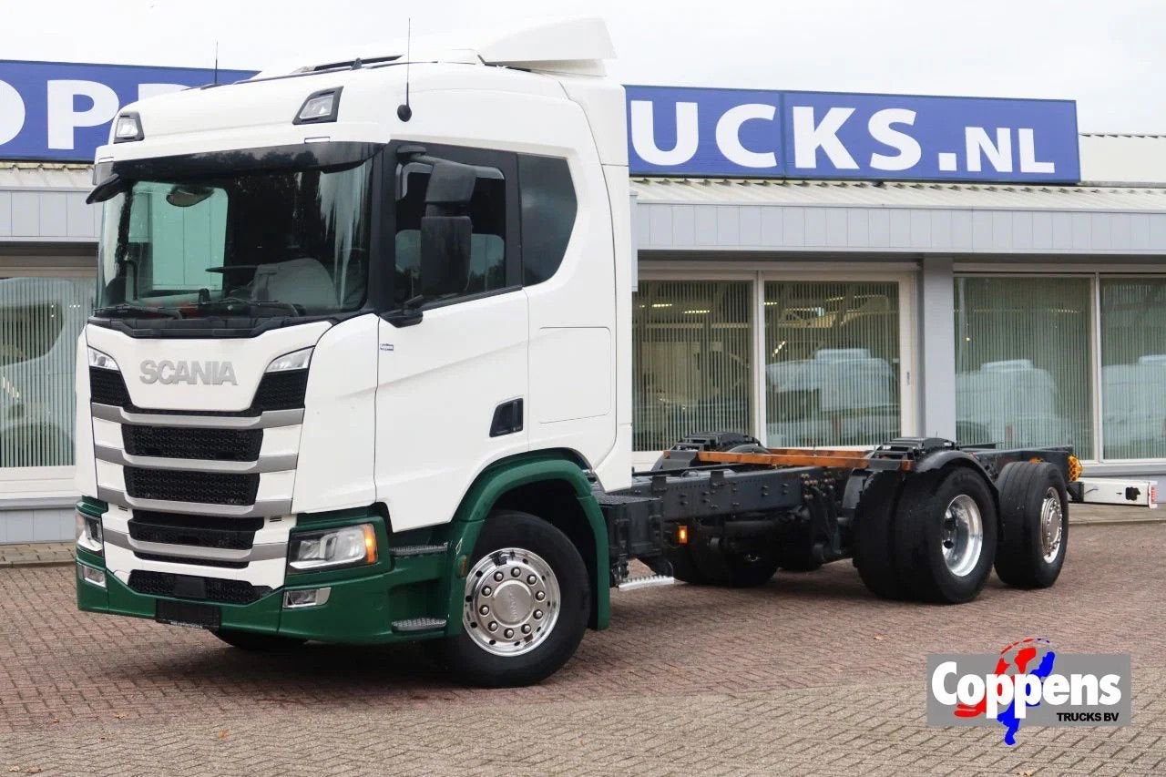 Scania R500 NGS 6x2 Chassis, Stuur lift as, Auto's, Scania, Wit, Bedrijf, Te koop