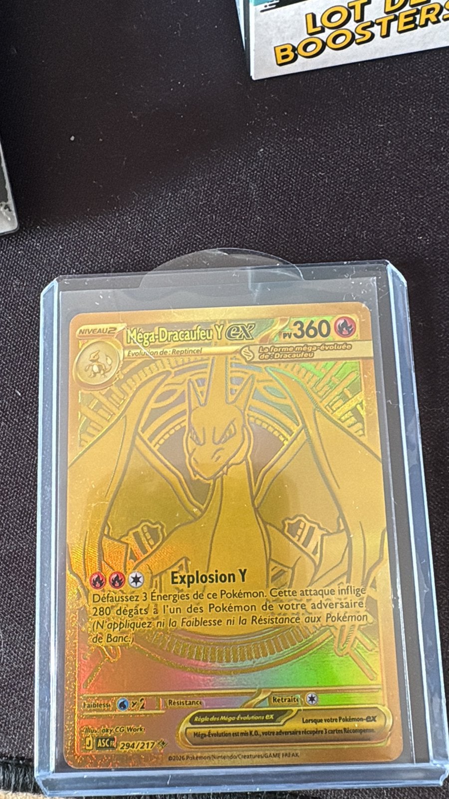 Mega charizard Y francais, Enlèvement, Comme neuf, Booster