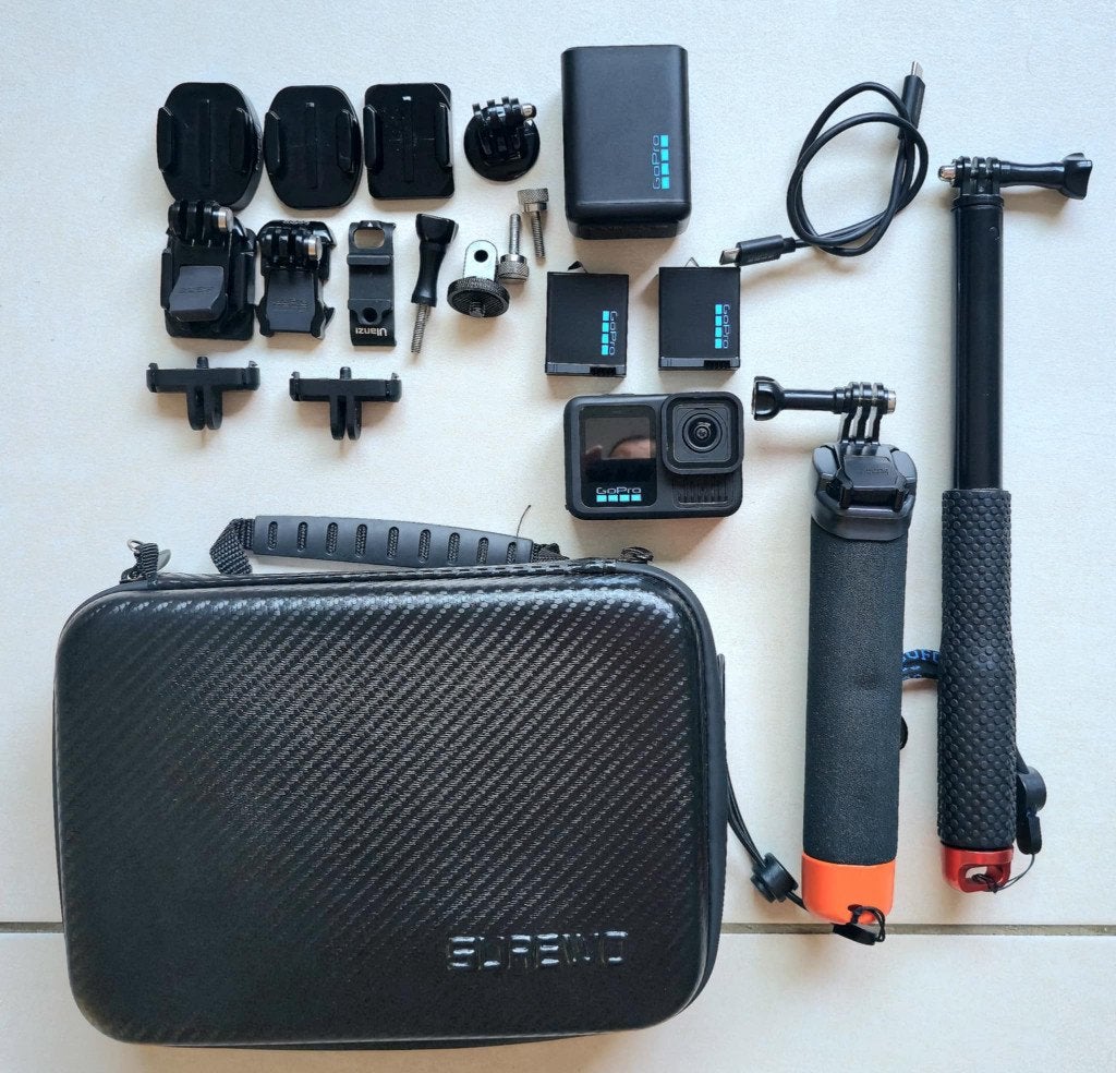 Gopro Hero 13 + accessoires (garantie februari 2027), Audio, Tv en Foto, Actiecamera's, Zo goed als nieuw, GoPro, Ophalen