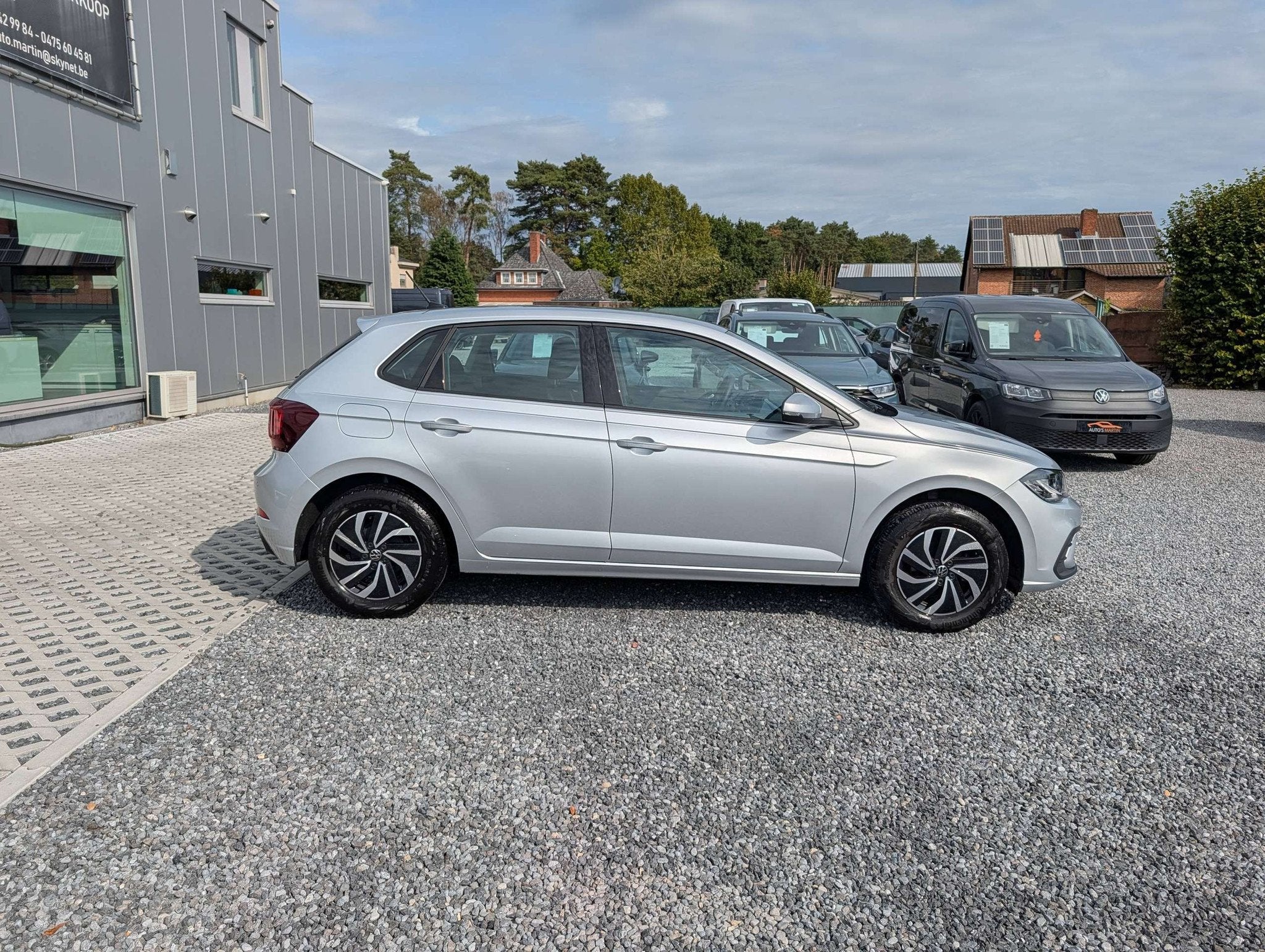 Volkswagen Polo 1.0 TSI | CAMERA | NAVI/CARPLAY | FRONT+LANE, Argent ou Gris, Achat, Entreprise, Noir