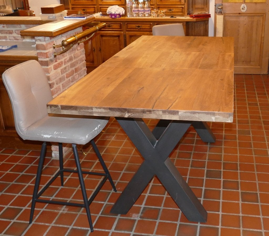 Henders & Hazel : Table de salle à manger  (extensible), Maison & Meubles, Tables | Tables à manger, 150 à 200 cm, Cinq personnes ou plus