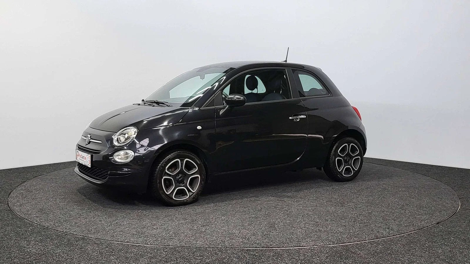 Fiat 500 MHEV | Handgeschakeld | 2023 | 55.151 km | Airco |, Auto's, Fiat, 4 zetels, Stof, Euro 6, Zwart