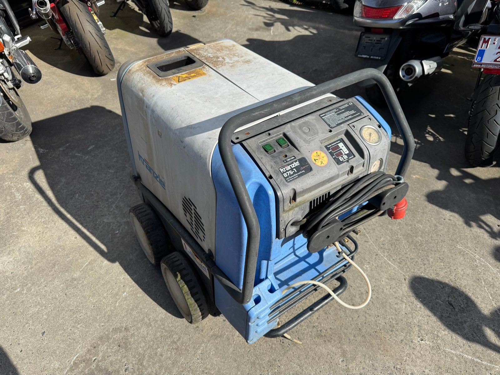 Kranzele hoge druk, Tuin en Terras, Ophalen, Gebruikt, Elektrisch, Met regelbare waterdruk