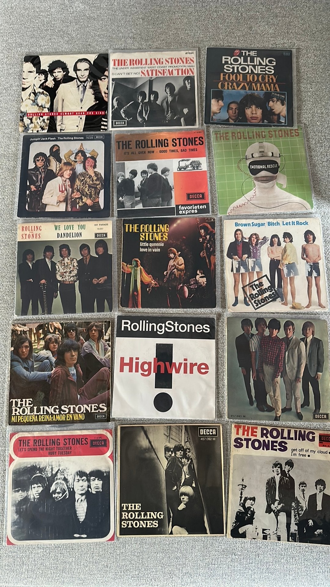 The Rolling Stones, Cd's en Dvd's, Vinyl Singles, Gebruikt, 7 inch, Ophalen of Verzenden, Pop