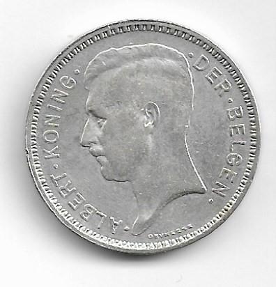 Belgique : 20 fr 1933 VL (B-battle) = argent = morin 306 B, Monnaie en vrac, Argent, Argent, Envoi