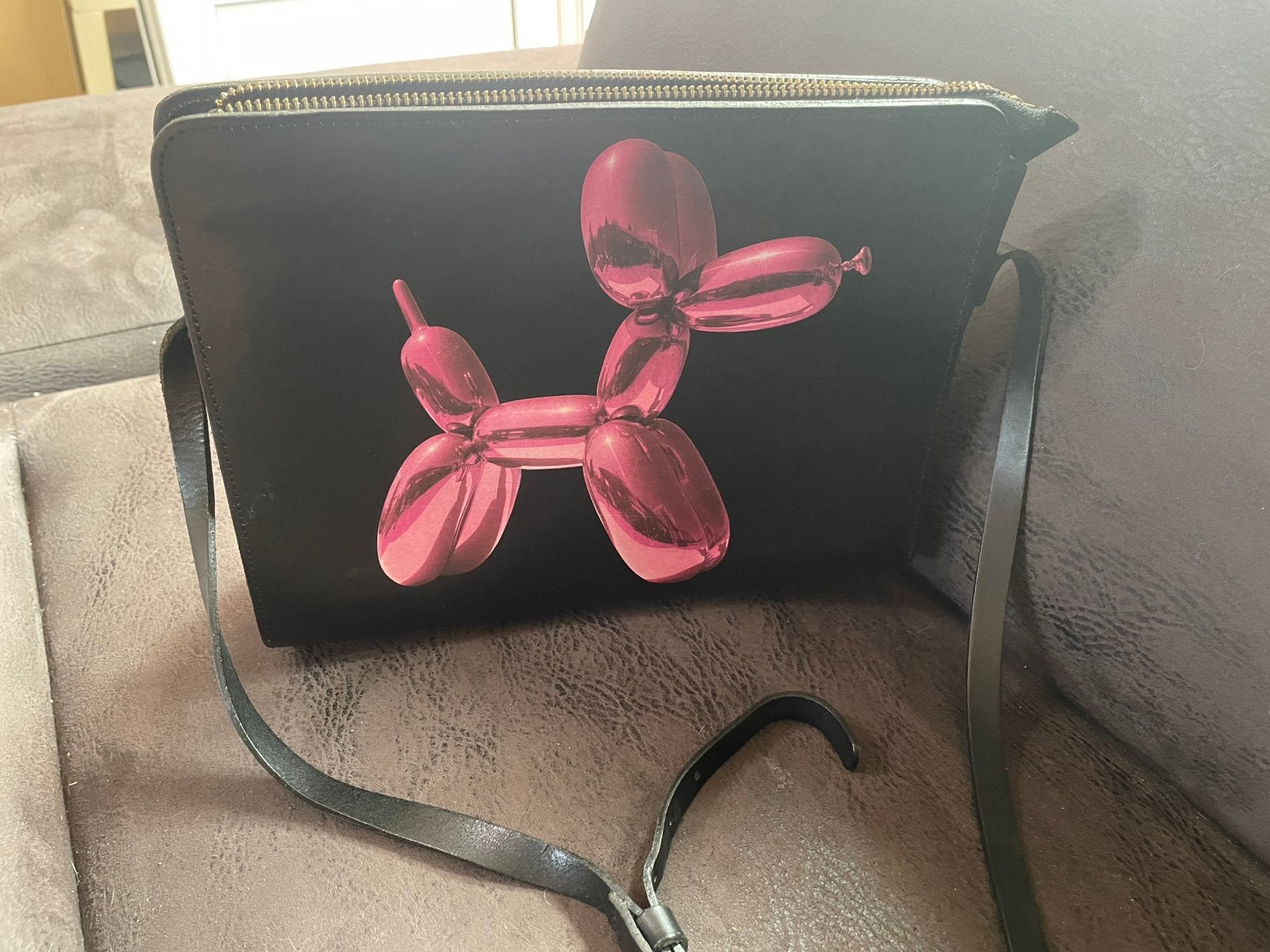 Jeff Koons for H&M handtas clutch draagriem, Ophalen of Verzenden, Gebruikt, Handtas