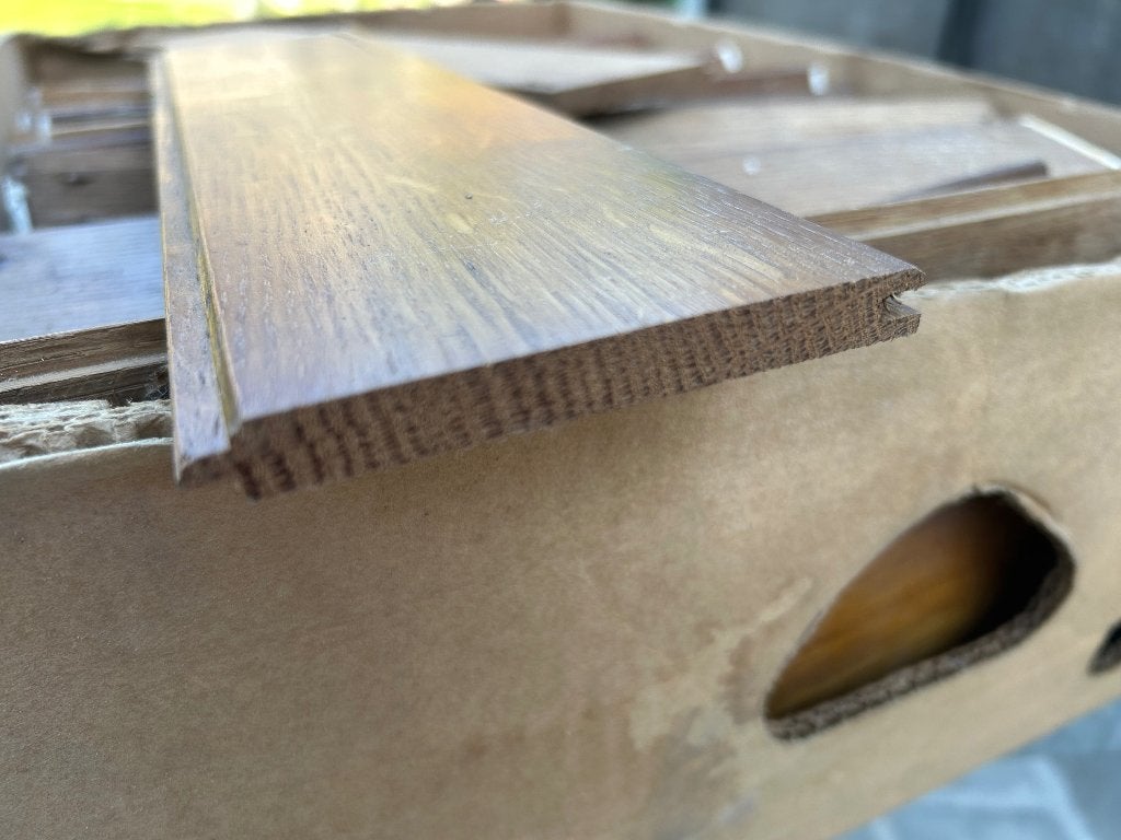 Eiken plankjes 9 mm dik, Doe-het-zelf en Bouw, Ophalen, Eiken