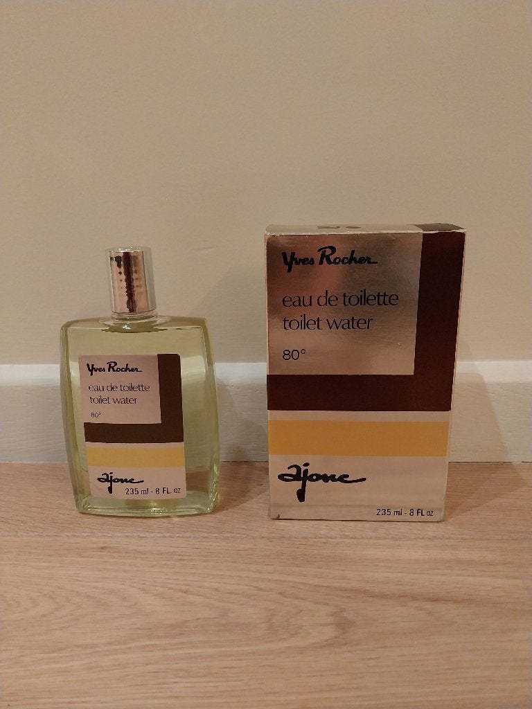 ongebruikt - vintage Yves Rocher Ajonc eau de toilette 235ml, Collections, Parfums, Enlèvement, Neuf, Bouteille de parfum, Plein