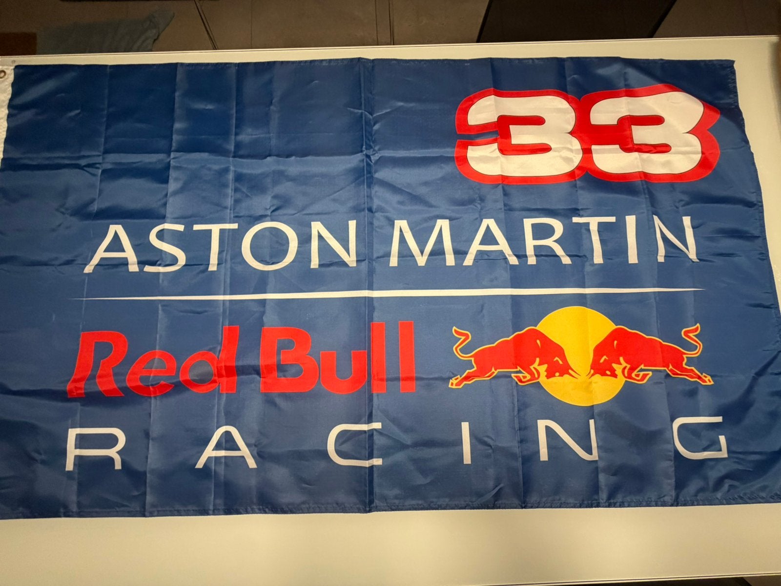 Prachtige vlag Red Bull Racing 33 Max Verstappen - nieuw, Diversen, Ophalen of Verzenden, Nieuw