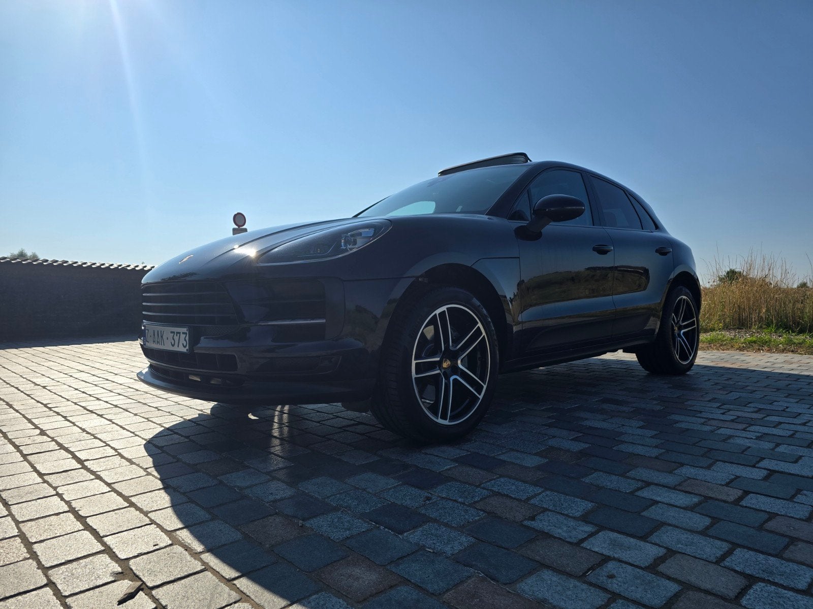 Porsche Macan S 3.0 V6 benzine showroom staat blanco gvv!!!, Auto's, Porsche, 2995 cc, Zwart, Leder, Bedrijf