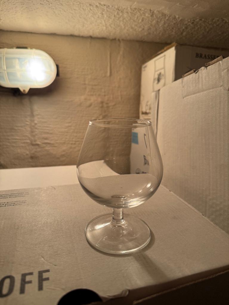Cognac glazen, Ophalen of Verzenden, Zo goed als nieuw, Borrel- of Shotglas