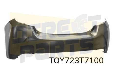 Toyota Yaris (9/14-4/17) achterbumper (te spuiten) Origineel, -, Verzenden, -, Nieuw
