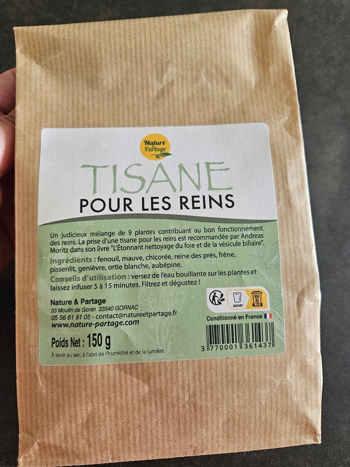 Tisane pour les reins, Hobby en Vrije tijd, Theezakjes, Ophalen