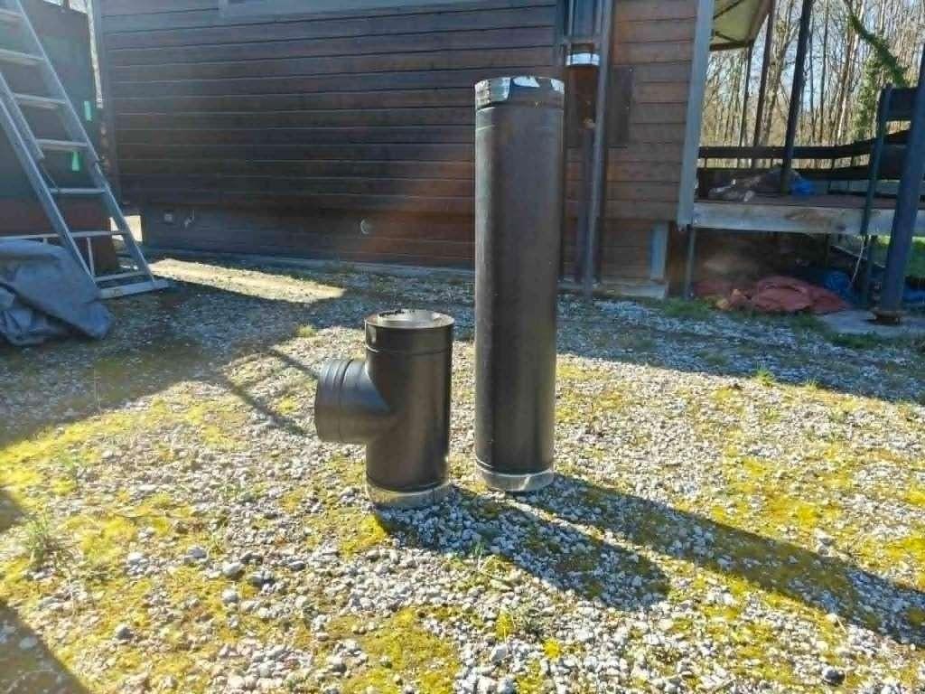 buse double parois, Bricolage & Construction, Enlèvement, Comme neuf, Ventilateur et Extracteur