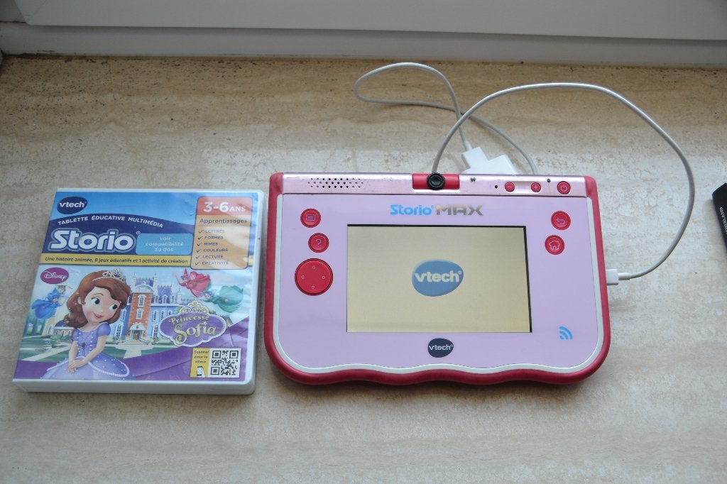 Tablette Vtech Storio Max + un jeu, Enlèvement, Utilisé