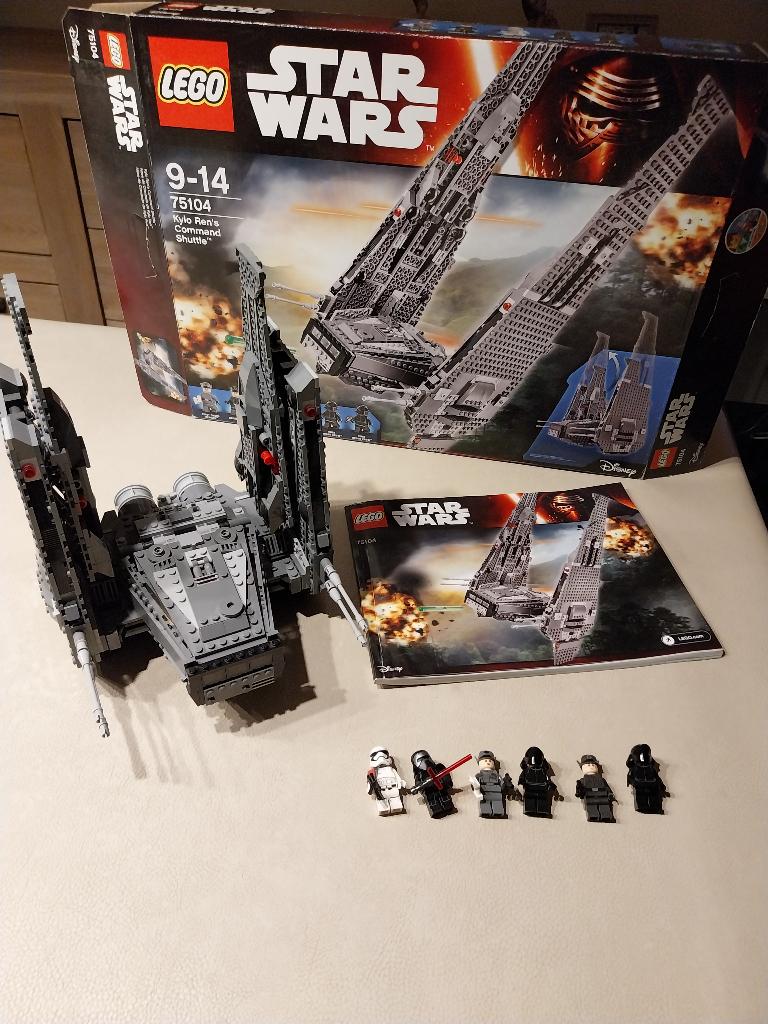 lego star wars 75104 Kylo Ren's Command Shuttle, Star Wars, Lego, Ophalen of Verzenden, Zo goed als nieuw