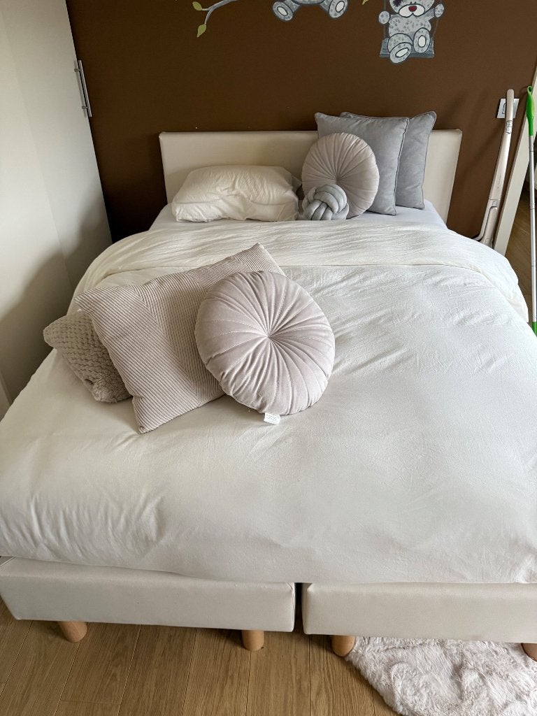 Bed, 140 cm, Enlèvement, Utilisé, Deux personnes