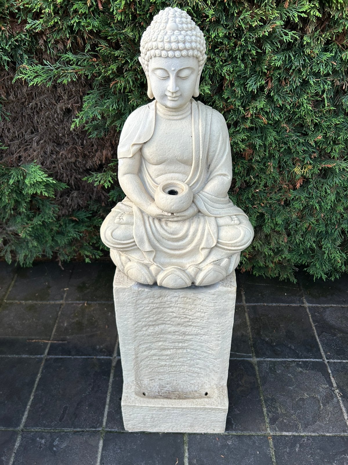 Boedha beeld in kunststof, Ophalen, Gebruikt, Kunststof, Boeddhabeeld