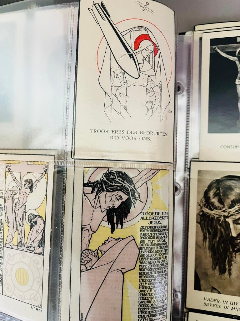 Très grande collection de cartes de prièrecartes de dévotion, Enlèvement ou Envoi, Carte de condoléances