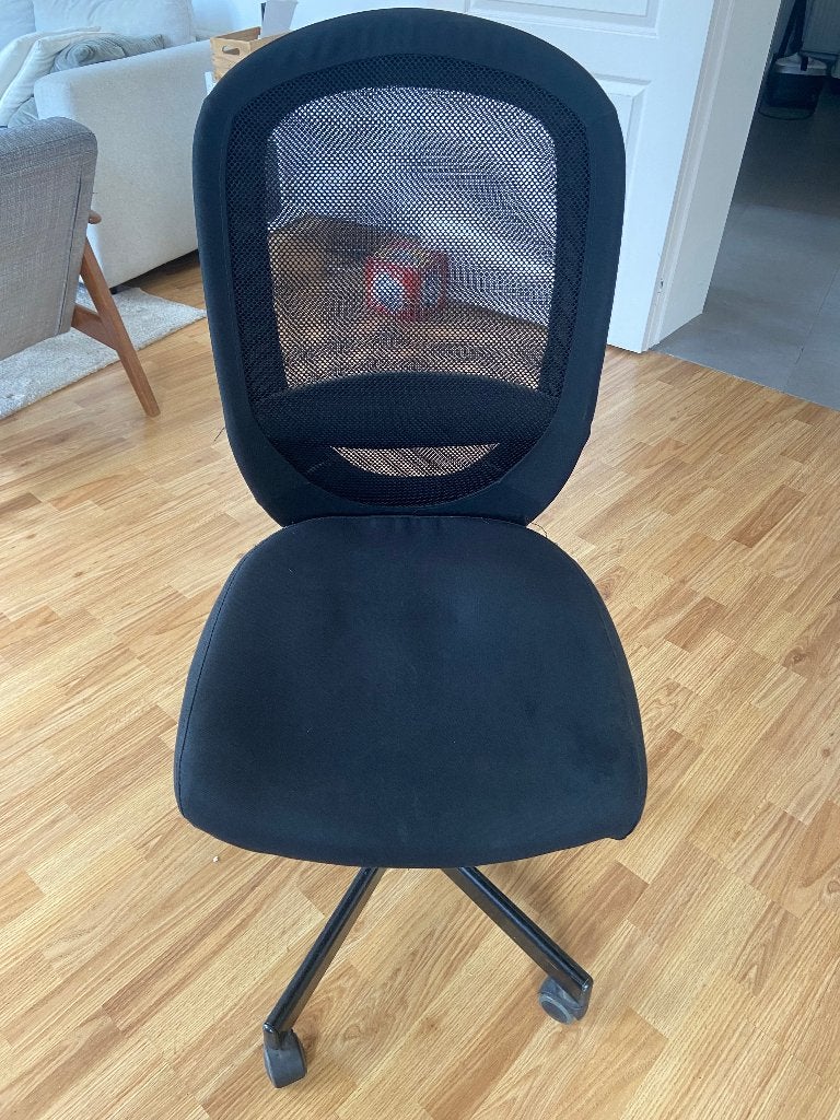 Chaise de bureau - IKEA, Maison & Meubles, Enlèvement, Utilisé, Noir, Chaise de bureau