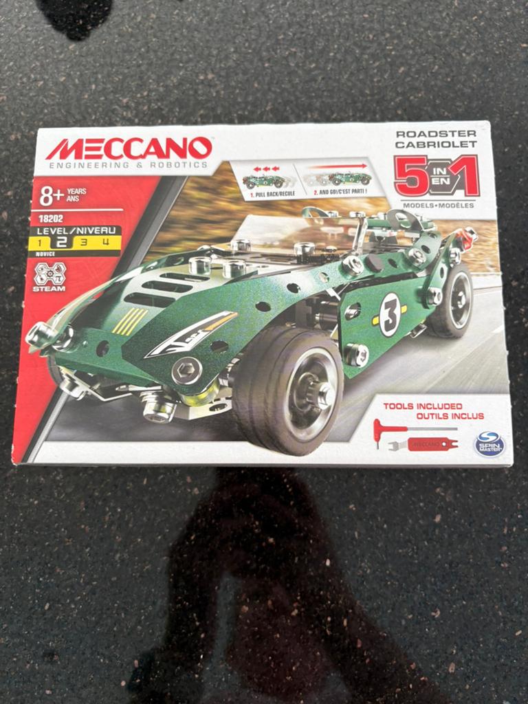 Meccano Roadster Cabriolet 5 in 1 NIEUW, Ophalen, Nieuw, Auto