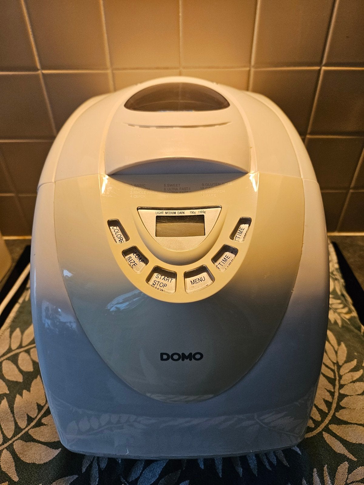 Broodbakmachine Domo, Electroménager, Enlèvement, Utilisé, Avec minuteur, Fenêtre transparente
