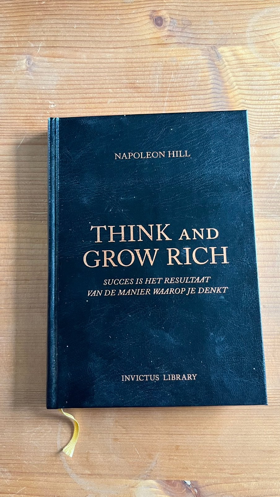 Boek, think and grow rich, Ophalen, Zo goed als nieuw