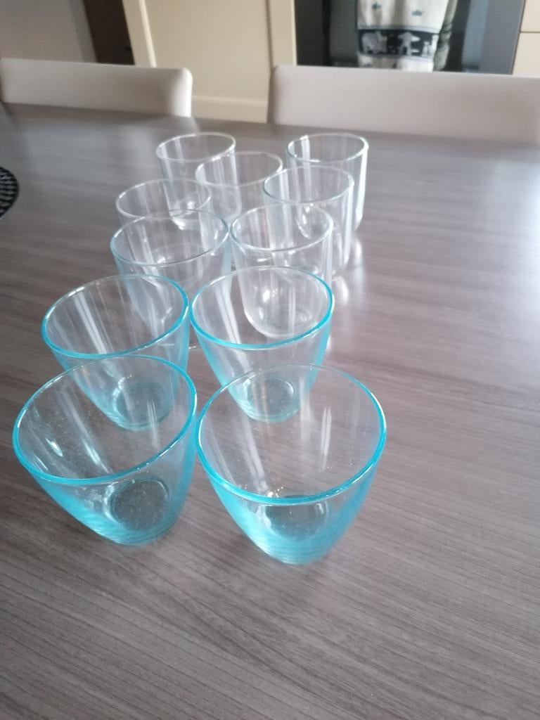 11 waterglazen - GRATIS, Ophalen