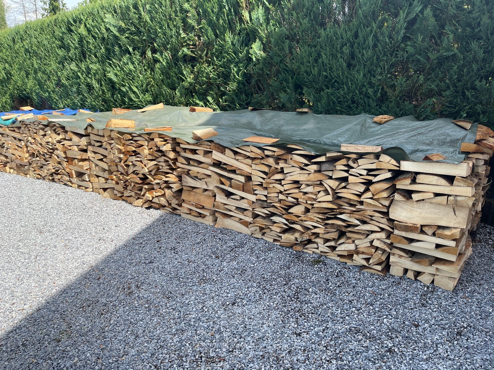 Bois de chauffage chêne/hêtre en 40-45 cm prêt à brûler, 6 m³ of meer, Ophalen, Eikenhout, Blokken