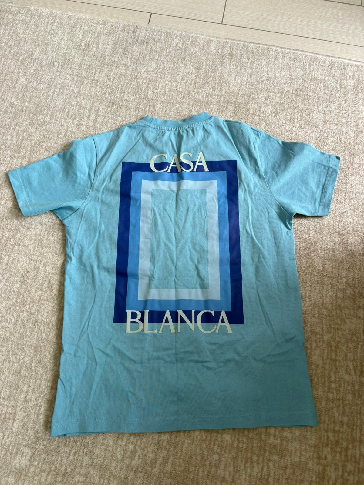 T-shirt Casablanca bleu, Enlèvement, Comme neuf, Taille 52/54 (L), Bleu