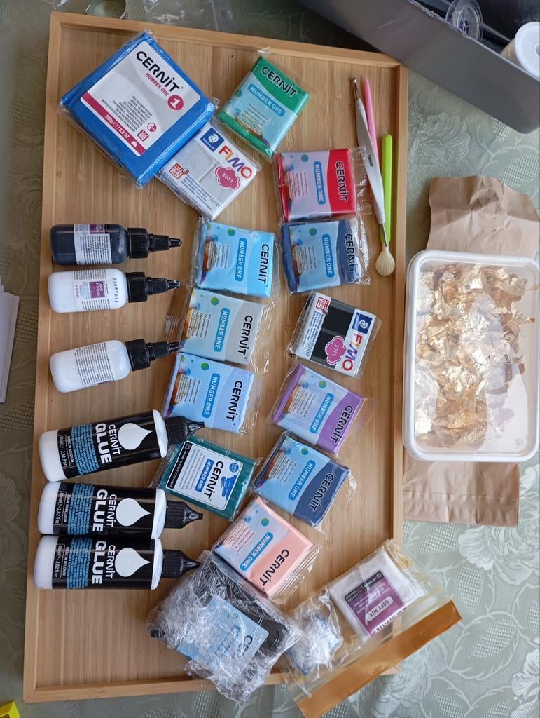Fimo cernit klei onderdelen en materialen, Ophalen of Verzenden