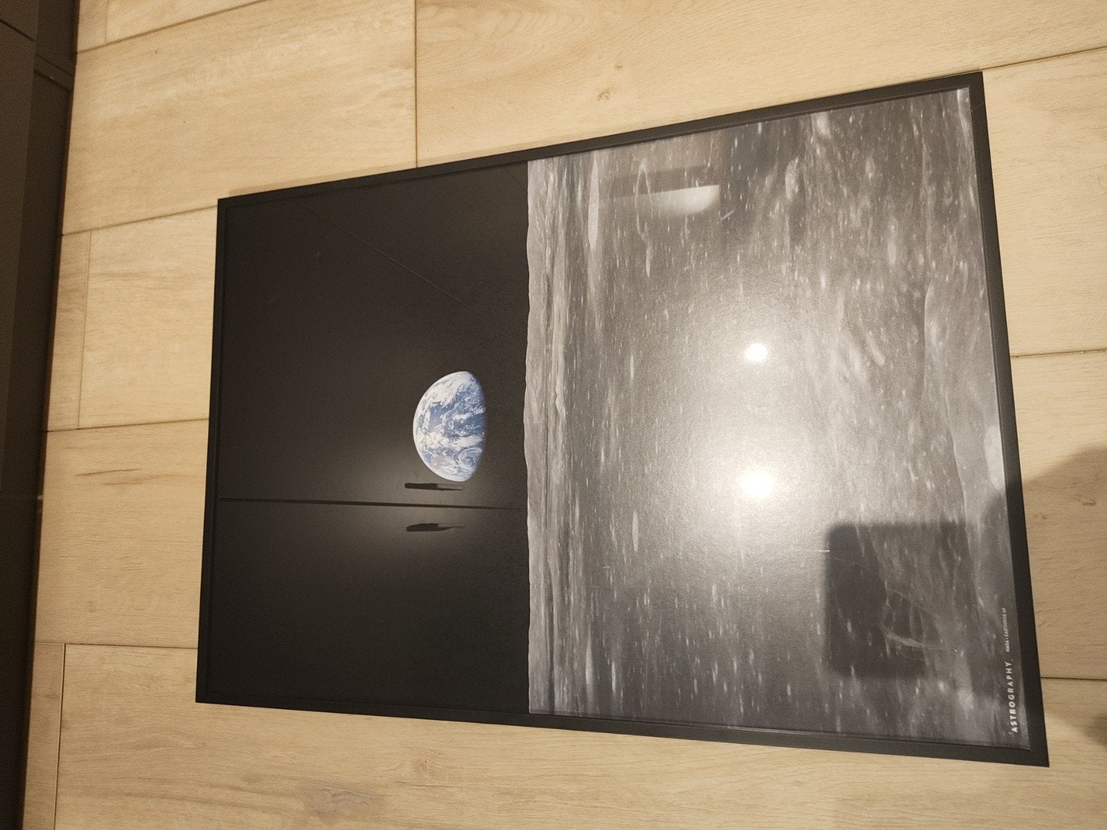 Cadre photo - noir mat 71x50,5 cm, Comme neuf, Cadre photo, 50 cm, Suspendu