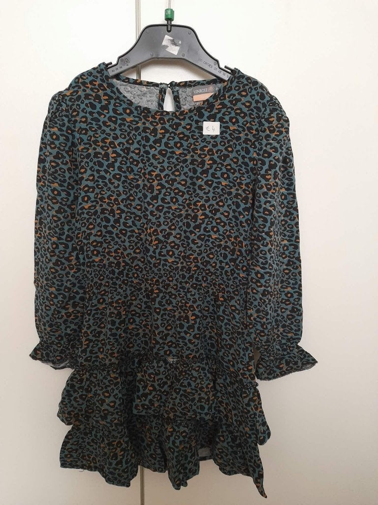 Kleedje Vinrose maat 110/116, Enfants & Bébés, Vinrose, Robe ou Jupe, Enlèvement ou Envoi, Utilisé
