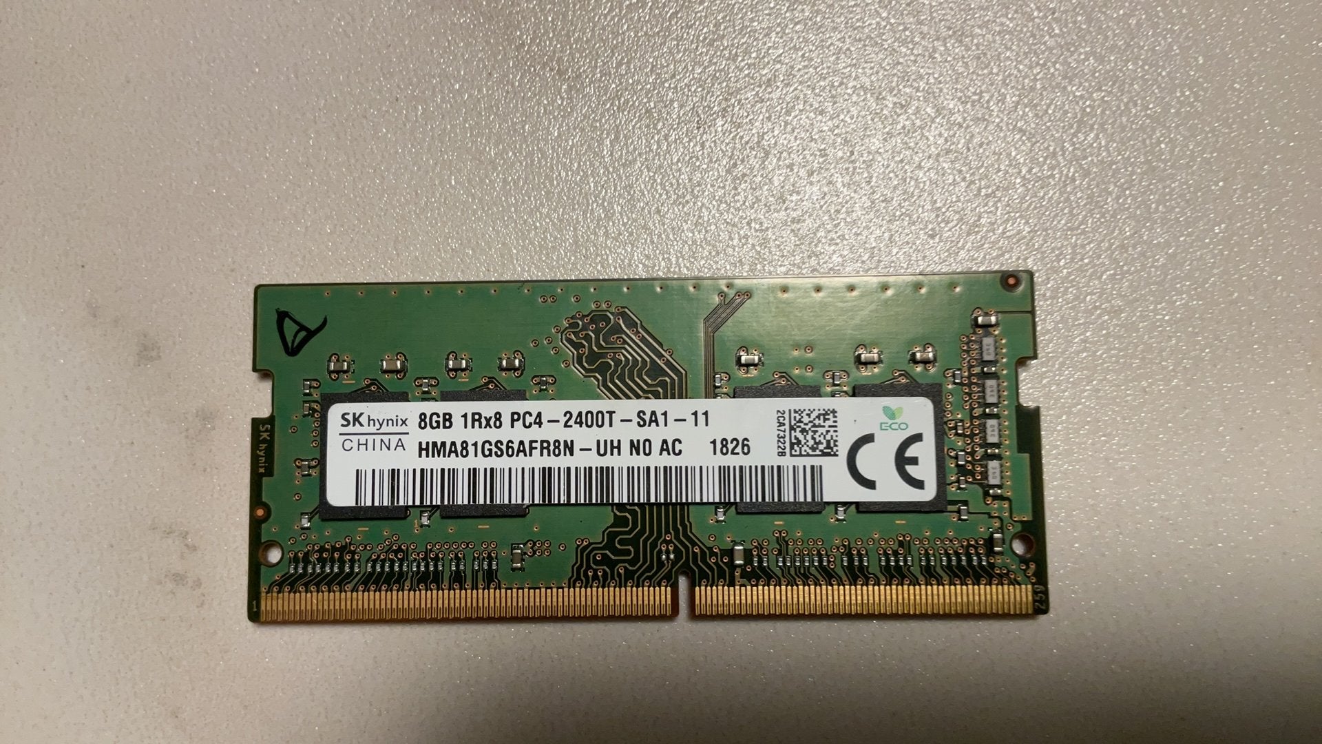 8GB DDR4 ramgeheugen, Computers en Software, Ophalen of Verzenden, Zo goed als nieuw, DDR4